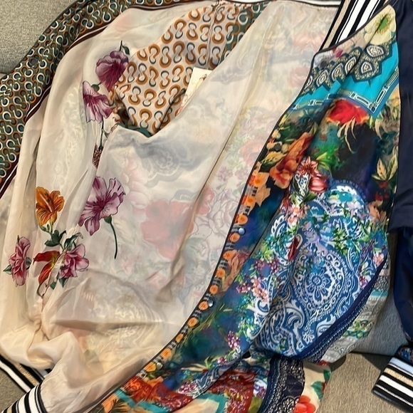 Johnny Was silk tropical coat (reversible) NWT (oversized) - Picture 12 of 14